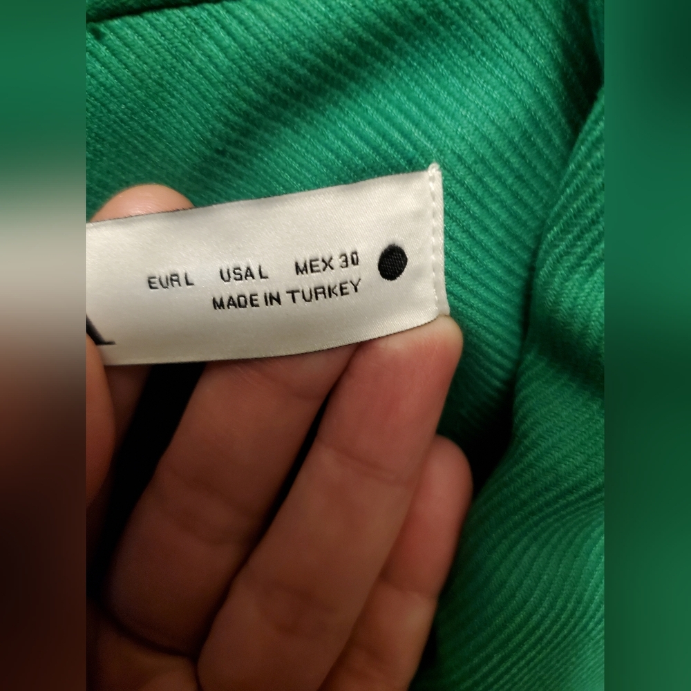 Green zara coat - Picture 6 of 7